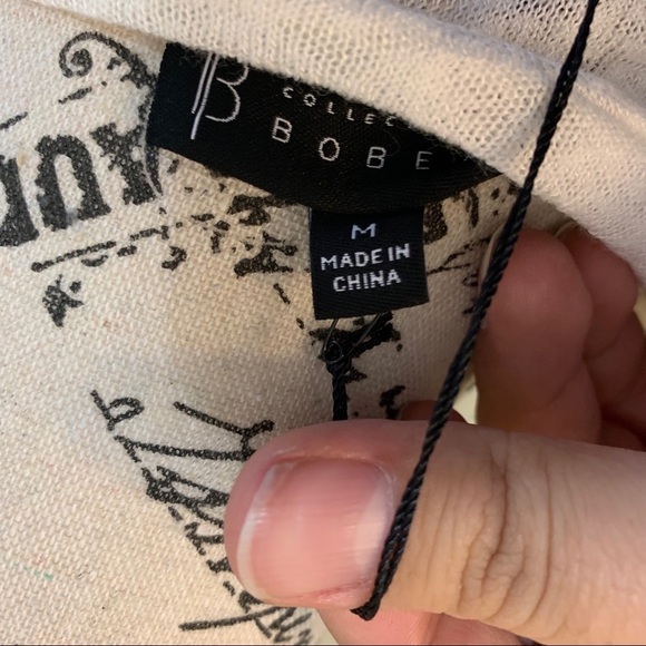 Bobeau Lace Embellished White Blouse Size Medium - Picture 5 of 6